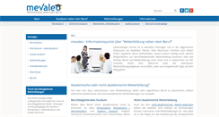 Desktop Screenshot of mevaleo.de